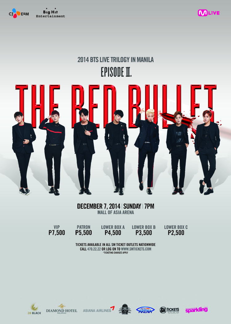 BTS LIVE TRILOGY THE RED BULLET IN MANILA - PULP.PH