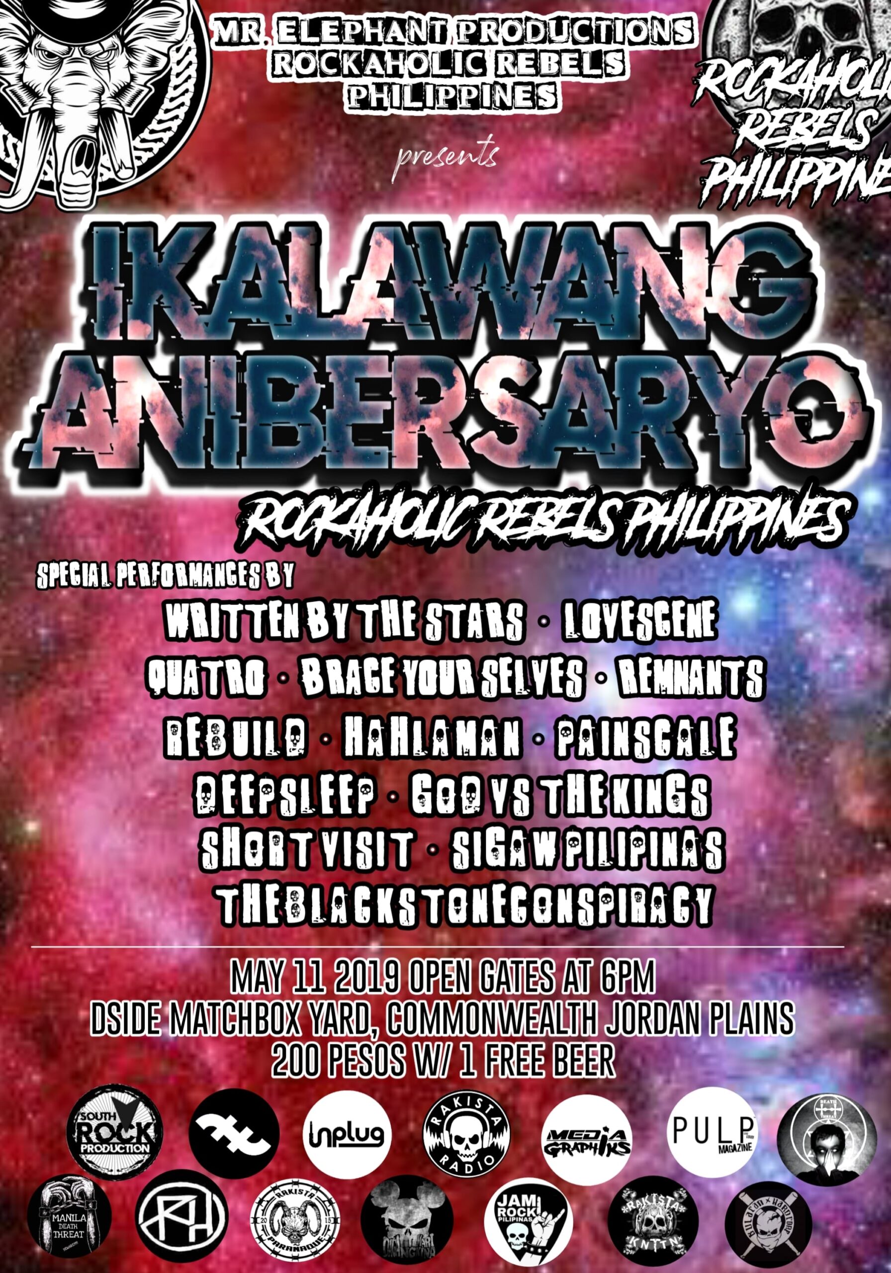 Rockaholic Rebels Philippines to Celebrate Two Years
